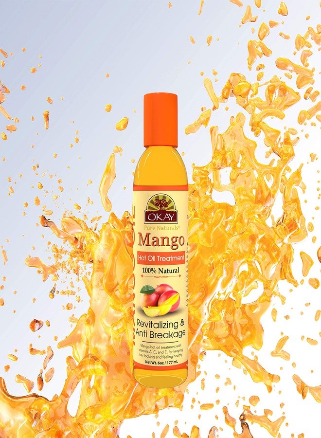OKAY HOT OIL TREATMENT MANGO 6oz / 117ml - Image 4
