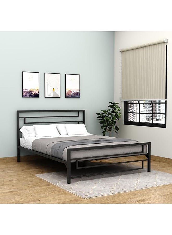 RIGID Queen Size Bed | Heavy Duty Steel Frame | Modern Metal Platform Bed | Bedroom Furniture for Home, Living Room & Bedroom - Image 1