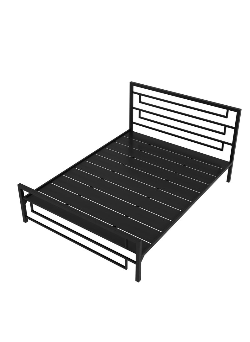 RIGID Queen Size Bed | Heavy Duty Steel Frame | Modern Metal Platform Bed | Bedroom Furniture for Home, Living Room & Bedroom - Image 5