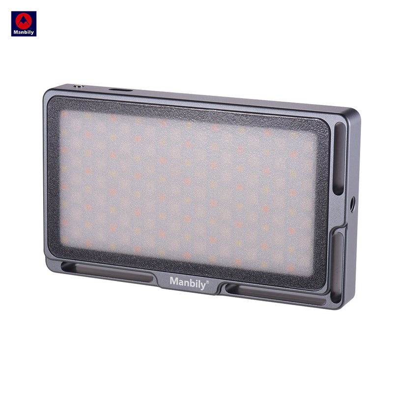 Loquat Manbily Portable RGB LED Video Light Grey - Image 1