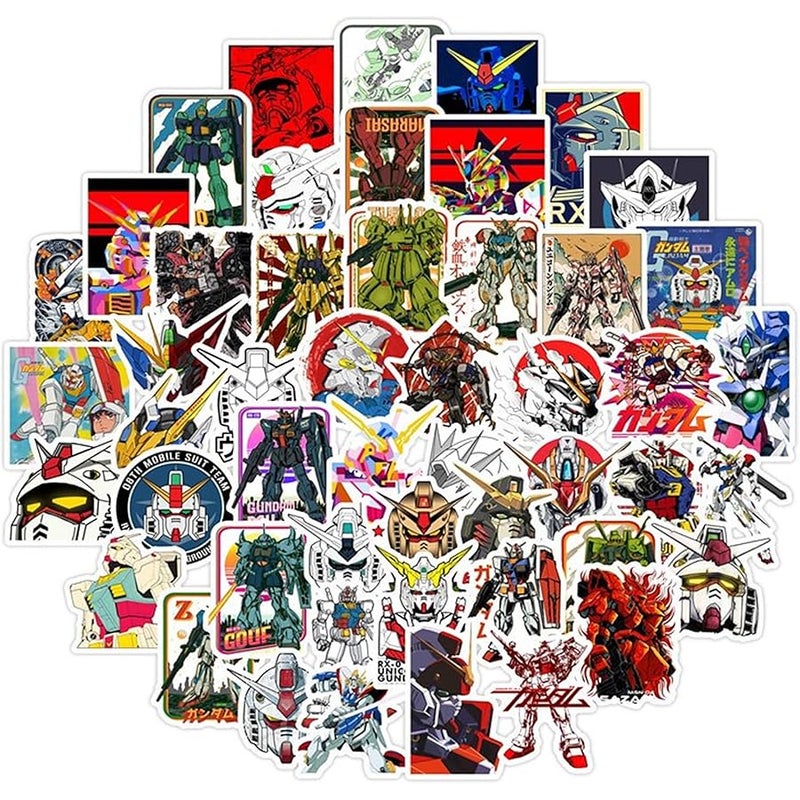 BERFLYTER 50Pcs Cartoon Themes Waterproof Stickers for Water Bottle Cup Laptop Bike Skateboard Luggage Box Vinyl Graffiti Patches BRJHSL (G) - Image 2
