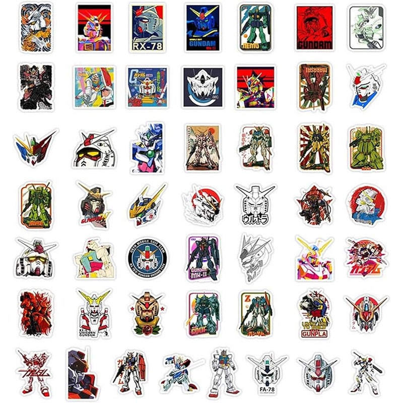 BERFLYTER 50Pcs Cartoon Themes Waterproof Stickers for Water Bottle Cup Laptop Bike Skateboard Luggage Box Vinyl Graffiti Patches BRJHSL (G) - Image 3