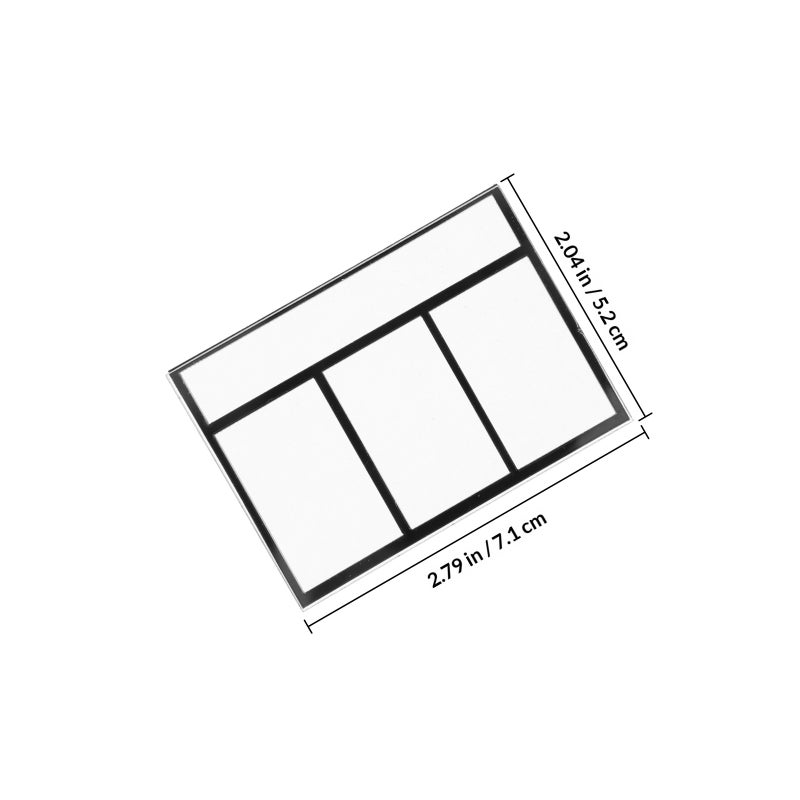 2pcs Dollhouse mini Scale Window Small House Window Miniature Dollhouse Furniture Window Frame Decor DIY Miniature House Accessories For DIY Crafting Projects - Image 2