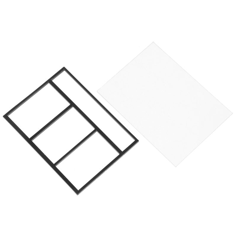 2pcs Dollhouse mini Scale Window Small House Window Miniature Dollhouse Furniture Window Frame Decor DIY Miniature House Accessories For DIY Crafting Projects - Image 1