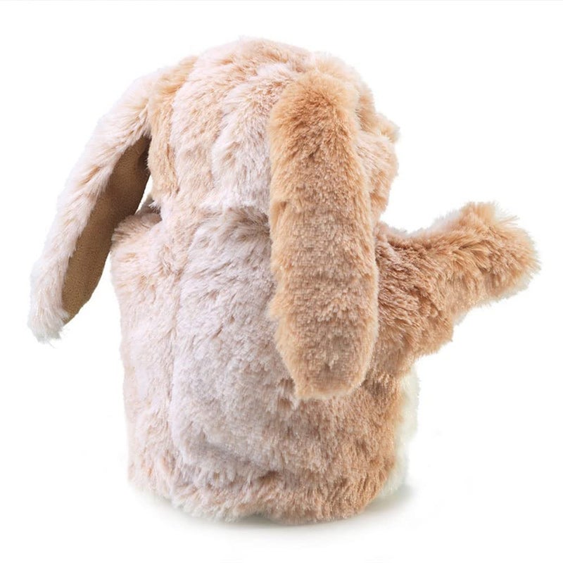 Folkmanis Little Lop Rabbit Hand Puppet White - Image 4