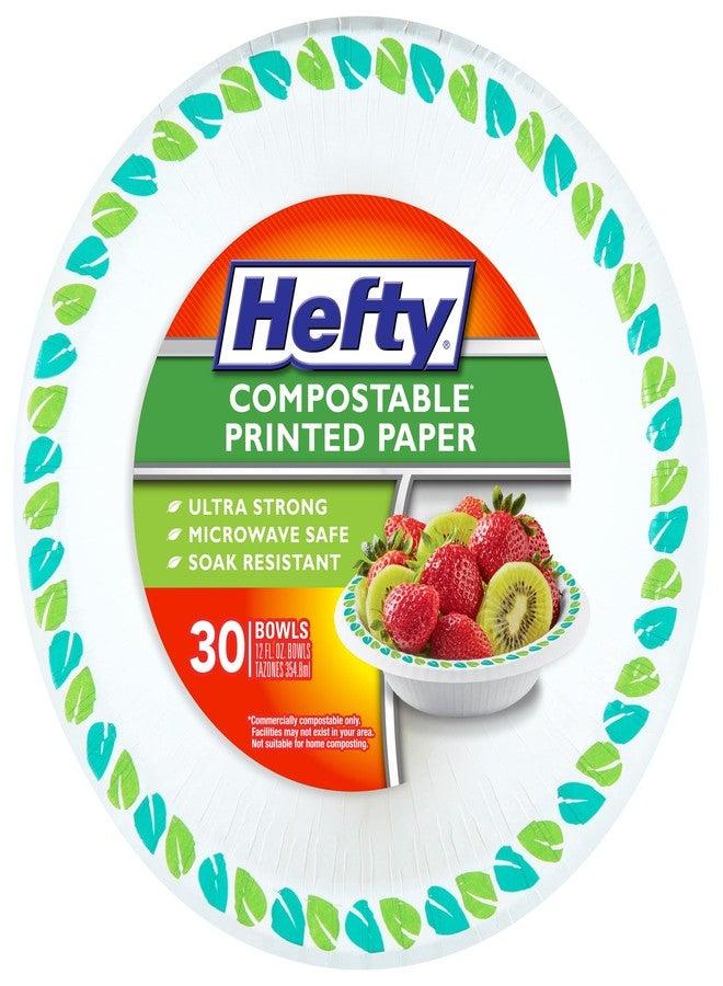 Hefty Compostable 12oz Bowl 30ct - Image 1