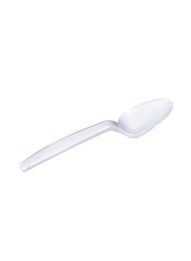 Concession Essentials Medium Weight Individually Wrapped Plastic Spoons Great for Take-Out. 5.5 Inches in Length, White (200 Pieces) - Image 4
