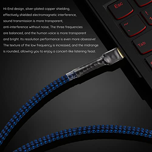 Viborg HiFi USB 2.0 Printer Cable DAC A-B OCC Digital AB Audio A to B Scanner Cord A-Male to B-Male (1M) - Image 2