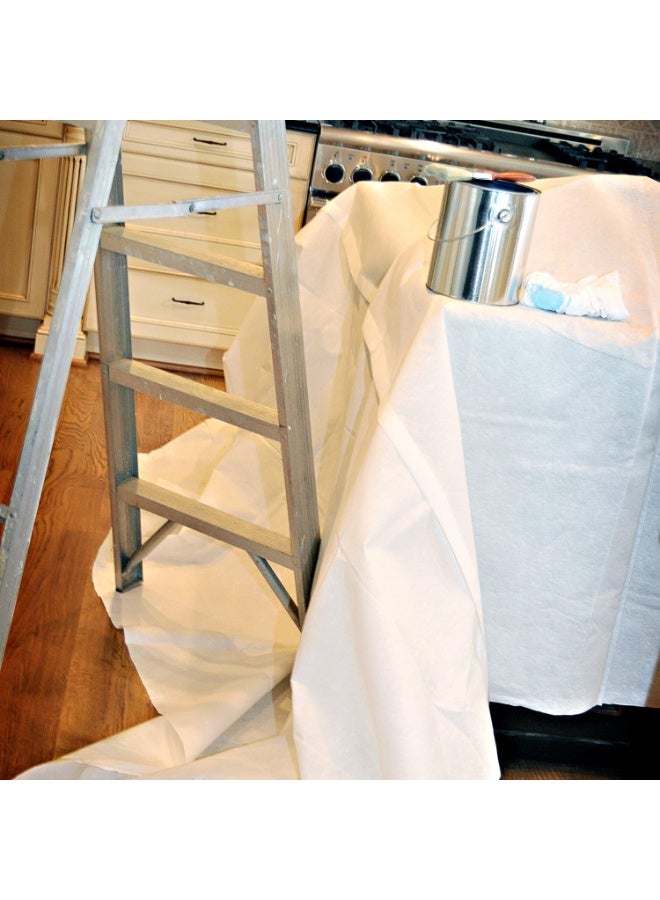 Trimaco SuperTuff Paper/Poly Drop Cloth, 9-feet x 12-feet - Image 3