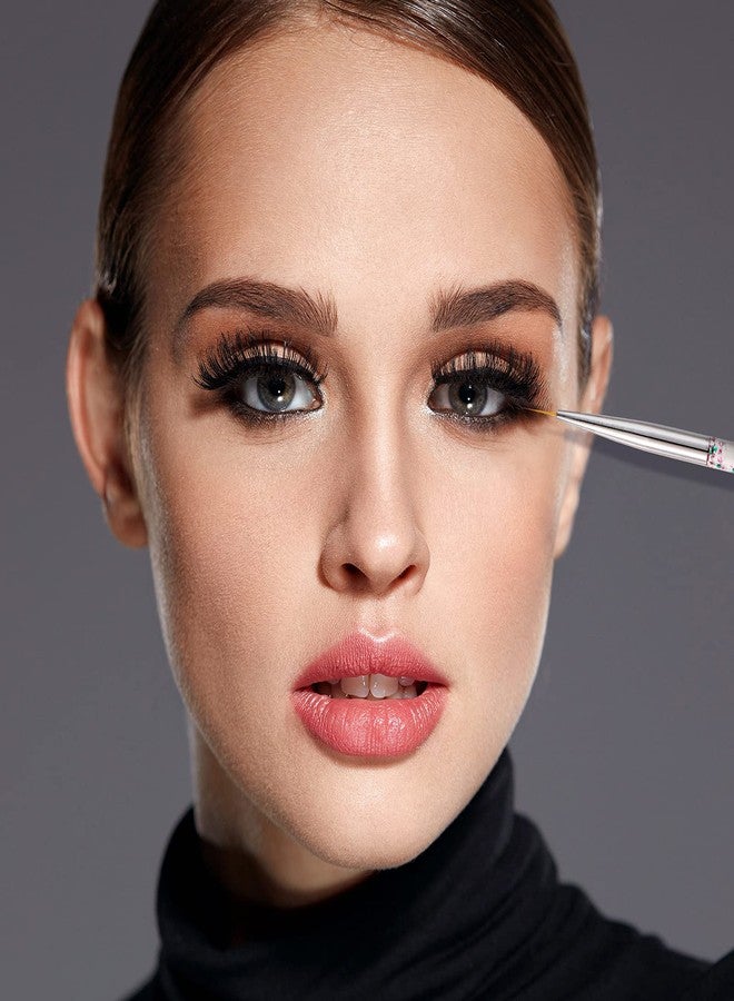 Maitys فرش آيلاينر مايتيس 6 قطع، نقطة رفيعة، فرشاة جل آيلاينر، فرشاة كوسمتيك مائية، أدوات مكياج للعيون (أسلوب مشرق) - Image 5