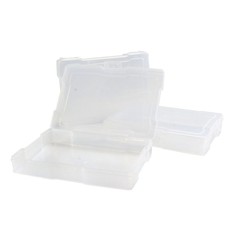 novelinks Transparent 4" x 6" Photo Storage Boxes - Photo Organizer Cases Photo Keeper Picture Storage Containers Box for Photos - 10 PACK (Clear) - Image 4