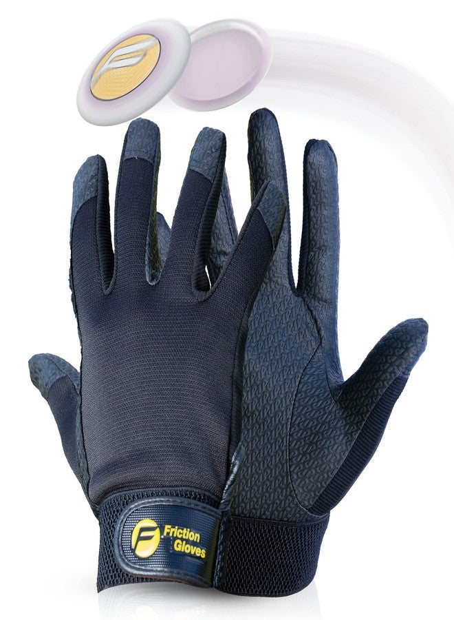 Friction Gloves Disc Sports Gloves - Rubberized Palm and Fingers for Amazing Grip on All Your Throws - Perfect for Driving & Putting - Play Your Best in Any Weather - Adult Medium - Image 1