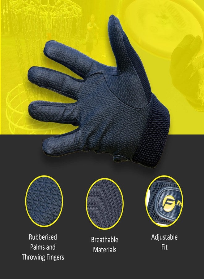 Friction Gloves Disc Sports Gloves - Rubberized Palm and Fingers for Amazing Grip on All Your Throws - Perfect for Driving & Putting - Play Your Best in Any Weather - Adult Medium - Image 5