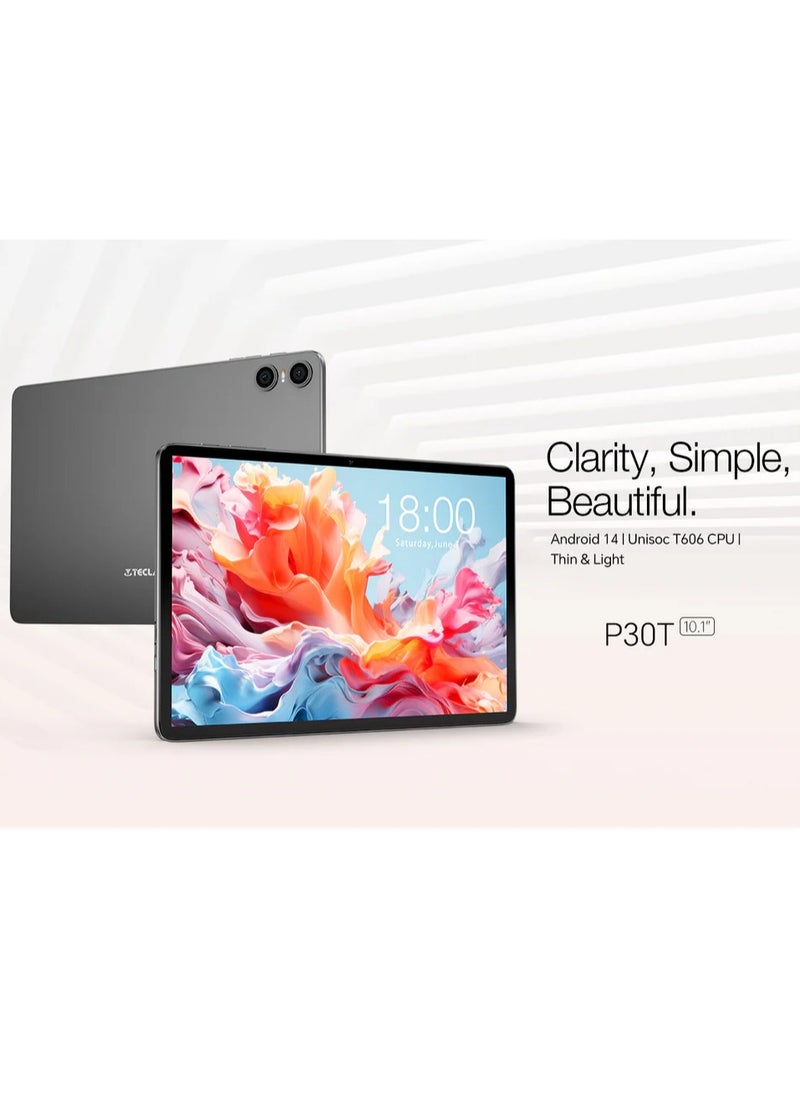 Telcast - Teclast P30T Android 14 10 Inch Tablet 4GB LPDDR4 RAM 128GB ROM 6000mAh Battery - Image 1