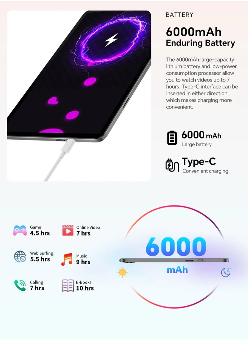 Telcast - Teclast P30T Android 14 10 Inch Tablet 4GB LPDDR4 RAM 128GB ROM 6000mAh Battery - Image 1