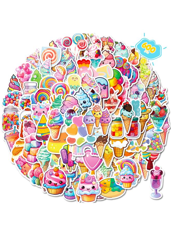 Bluejw 100 Zhang Gao Yan Value Candy Ice Cream Dessert Waterproof Decorative Stickers DIY Decoration Hot Sale - Image 2
