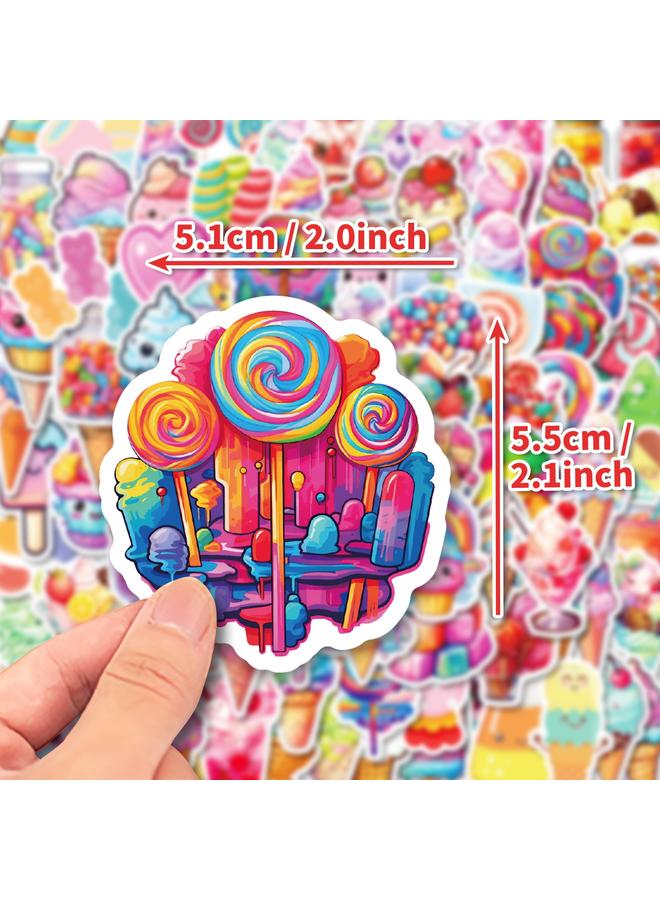 Bluejw 100 Zhang Gao Yan Value Candy Ice Cream Dessert Waterproof Decorative Stickers DIY Decoration Hot Sale - Image 3