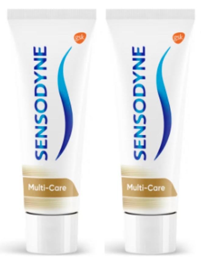 Sensodyne Set of 2 Sensodyne Multi Care + Whitening Toothpaste, 100 ml  - Image 1