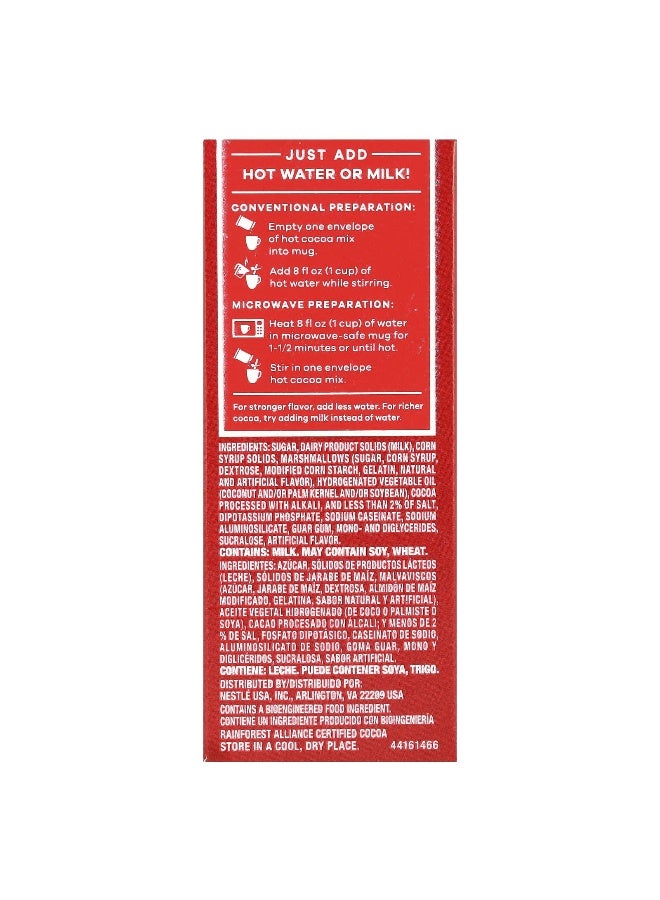 Nestle Nestle Hot Cocoa Mix, Mini Marshmallows, Rich Milk Chocolate, 8 Packets, 0.85 oz (24.2 g)  - Image 3