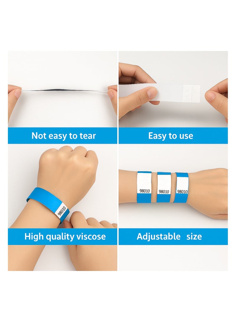 PRINTSHOP4ME Paper Wristbands For- Admission-VIP Access-Concerts-School Activities-Games And Parties-Event Wristbands - Image 4