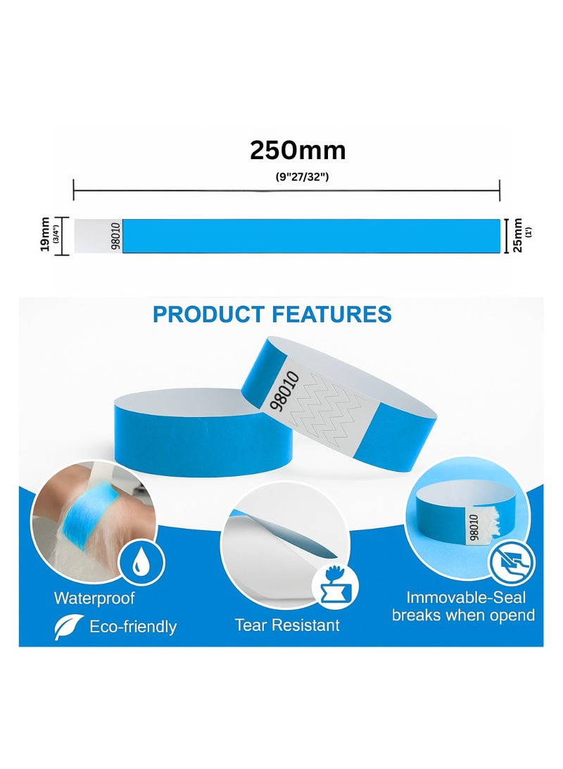 PRINTSHOP4ME Paper Wristbands For- Admission-VIP Access-Concerts-School Activities-Games And Parties-Event Wristbands - Image 5