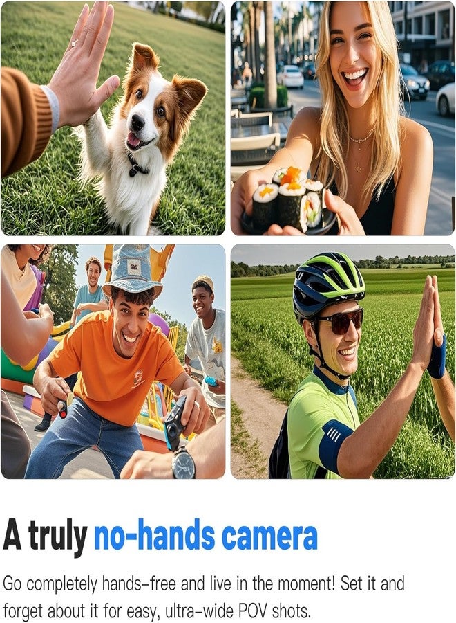Acuvar Mini Body Camera 1080P with WiFi, Magnetic Wearable & Clip-On Thumb-Size Hands-Free Recording Camera with 64GB Card & Accessories - Image 5