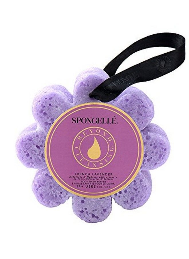 spongelle - Wild Flower 14+ Uses Body Wash Buffer French Lavender 4.25" X 1.25" - Image 1
