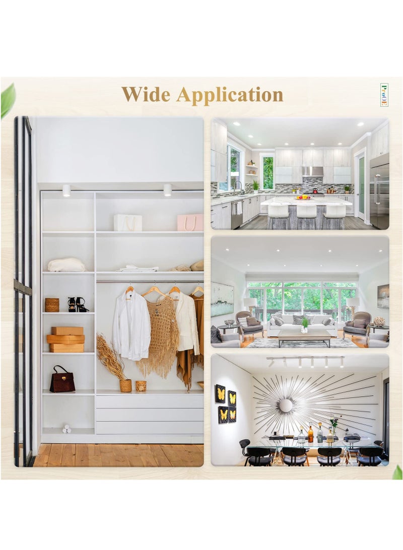 SYOSI مصباح LED GU10 محمي للعين من SYOSI، 6 عبوة استبدال مصباح GU10 للإضاءة المخفية، 400 لومن و5000 كيلفن ضوء النهار الأبيض، 6 واط مصباح كشاف للمكتب، المطبخ، غرفة المعيشة، غرفة النوم - Image 4