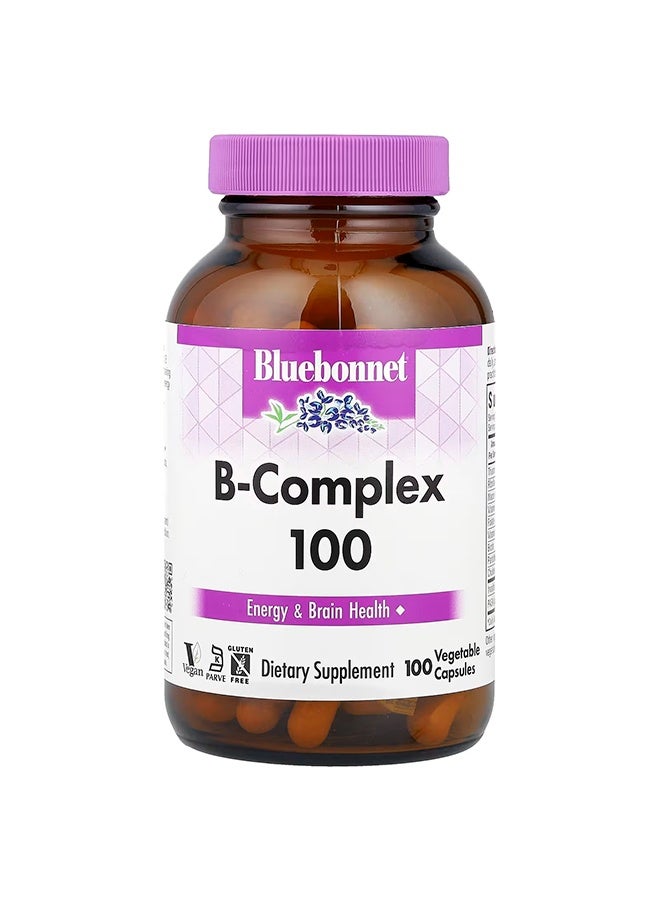 Blue Bonnet Bluebonnet Nutrition Blue Bonnet B-Complex 100 Vegetable Capsules - Image 1