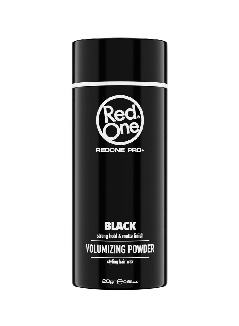 Red One Black Wax Powder for Styling and Thickening Hair 20g - Image 2