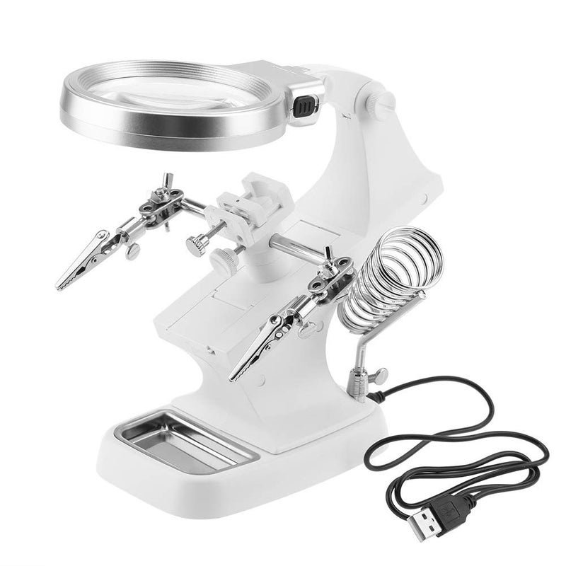 LED Magnifying Glass For Soldering With 360 Degree Rotation And Multifunctional Repair Tool - Image 2