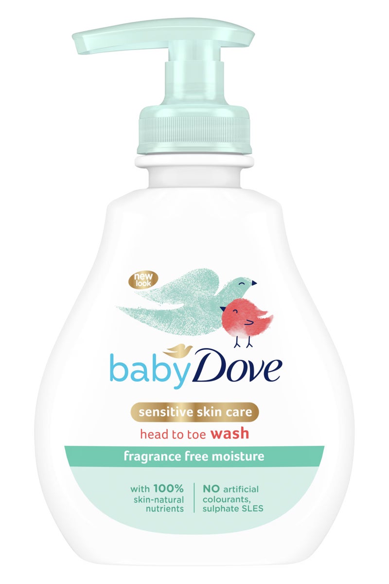 Dove Baby Dove Sensitive Moisture Fragrance-Free Head to Toe Wash 400 ml - Image 1