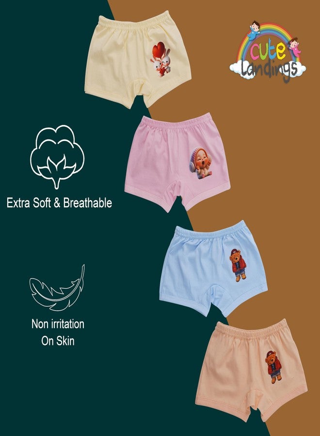 CUTE LANDINGS Unisex Baby Cotton Soft Breathable Regular Fit Panties| Underwear| Innerwear| Bloomer| Bottoms Combo (18-24 Months) Multicolour - Image 5