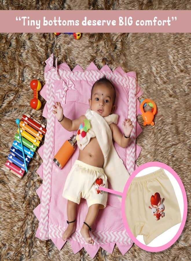 CUTE LANDINGS Unisex Baby Cotton Soft Breathable Regular Fit Panties| Underwear| Innerwear| Bloomer| Bottoms Combo (18-24 Months) Multicolour - Image 4