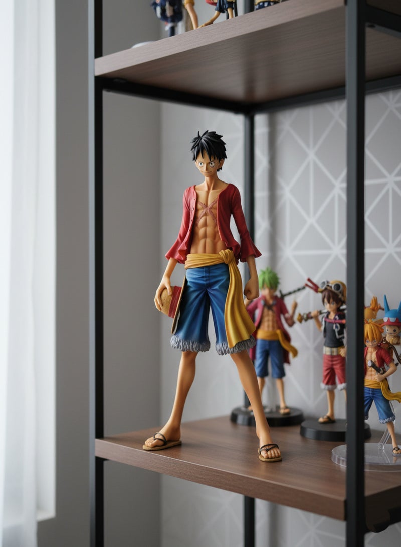 متجر 7 تمثال شخصية أنمي لوفي من ون بيس – تصميم تفصيلي بجودة عالية يجسد مظهره الأيقوني بقبعته القشية وقميصه الأحمر وسرواله الأزرق – مجسم ديكور لهواة الجمع وعشاق الأنمي - Image 3