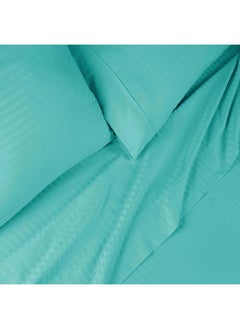 Hotel Collection HOTEL COLLECTION TEAL BLUE Flat Sheet with Single Pillow Case 160x240 cm  - Image 3