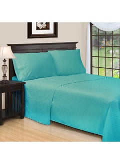 Hotel Collection HOTEL COLLECTION TEAL BLUE Flat Sheet with Single Pillow Case 160x240 cm  - Image 2