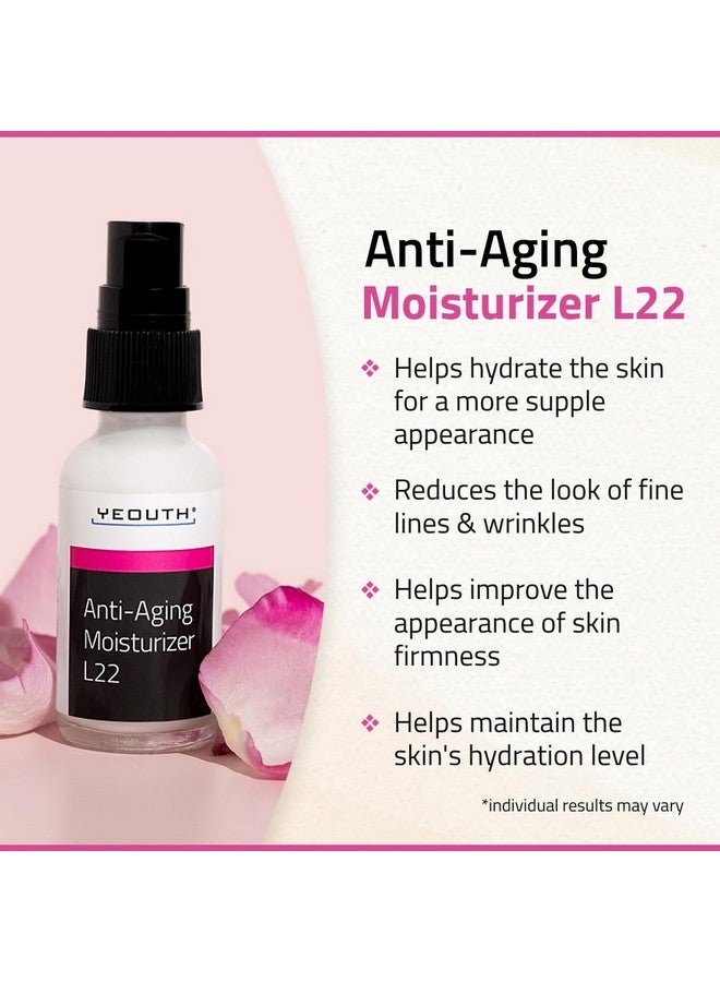 YEOUTH Anti Aging Face Moisturizer for Women & Men with Jojoba & Shea Butter, Hydrating Facial Cream Promoting Firmer Look & Smoothing The Skin 1oz - Image 3