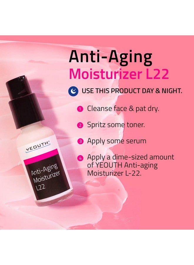 YEOUTH Anti Aging Face Moisturizer for Women & Men with Jojoba & Shea Butter, Hydrating Facial Cream Promoting Firmer Look & Smoothing The Skin 1oz - Image 5