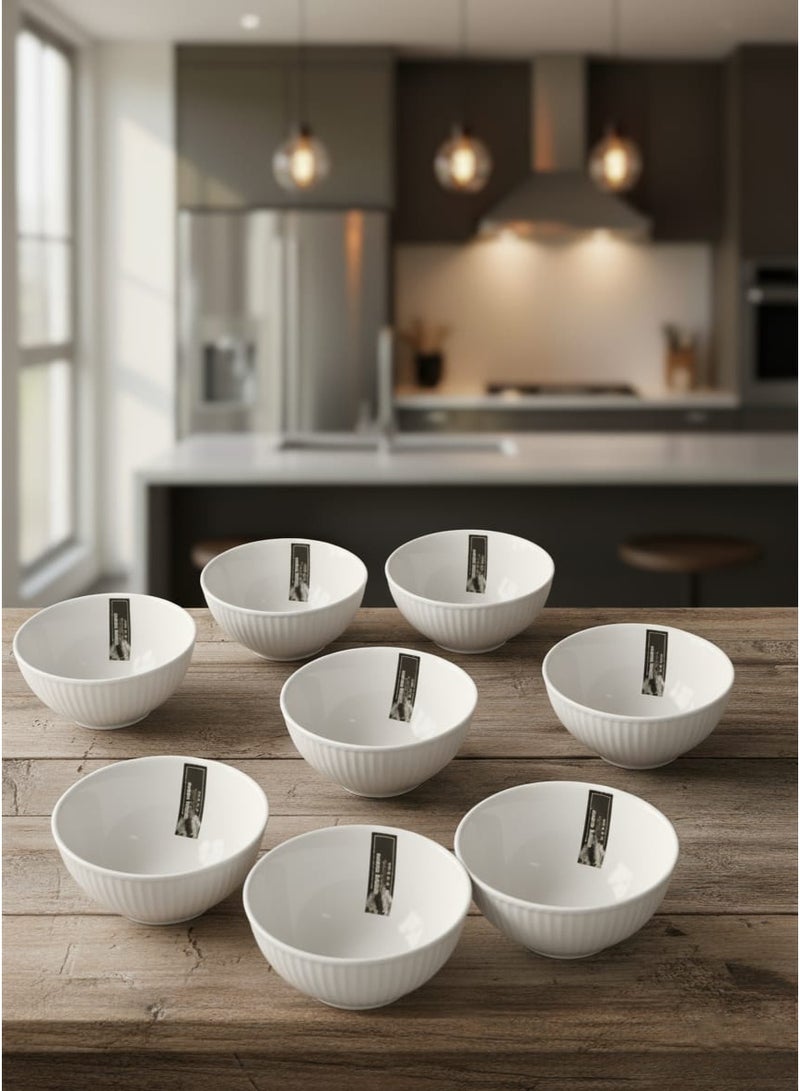 داني هوم وعاء حلوى سيراميكي مكون من 8 قطع، مقاس 12.2 سم - Image 1