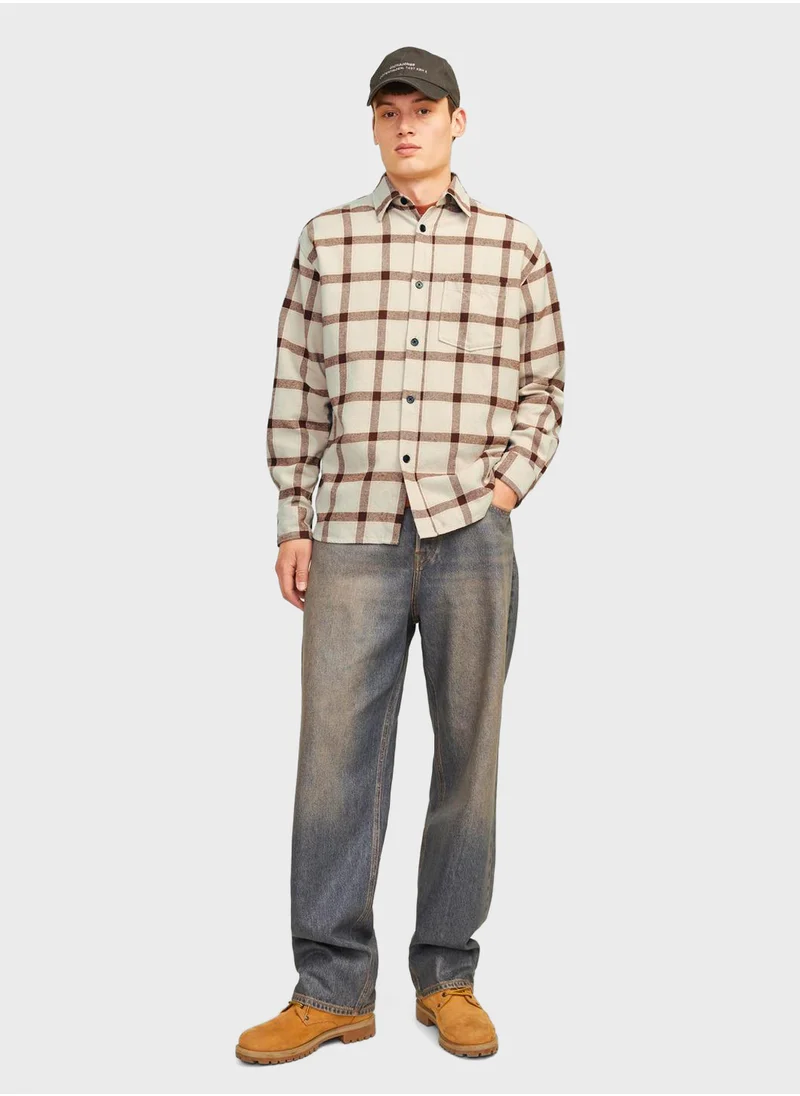 JACK & JONES Checked Relaxed Fit Shirt