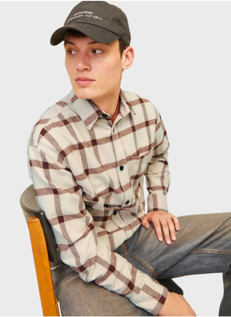 JACK & JONES Checked Relaxed Fit Shirt