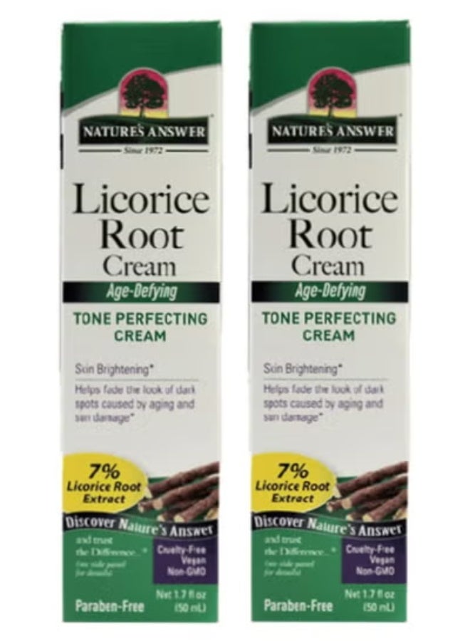 نايتشرز أنسر عبوتان كريم جذر عرق السوس من ناتشرز انسر 50 مل - Image 3