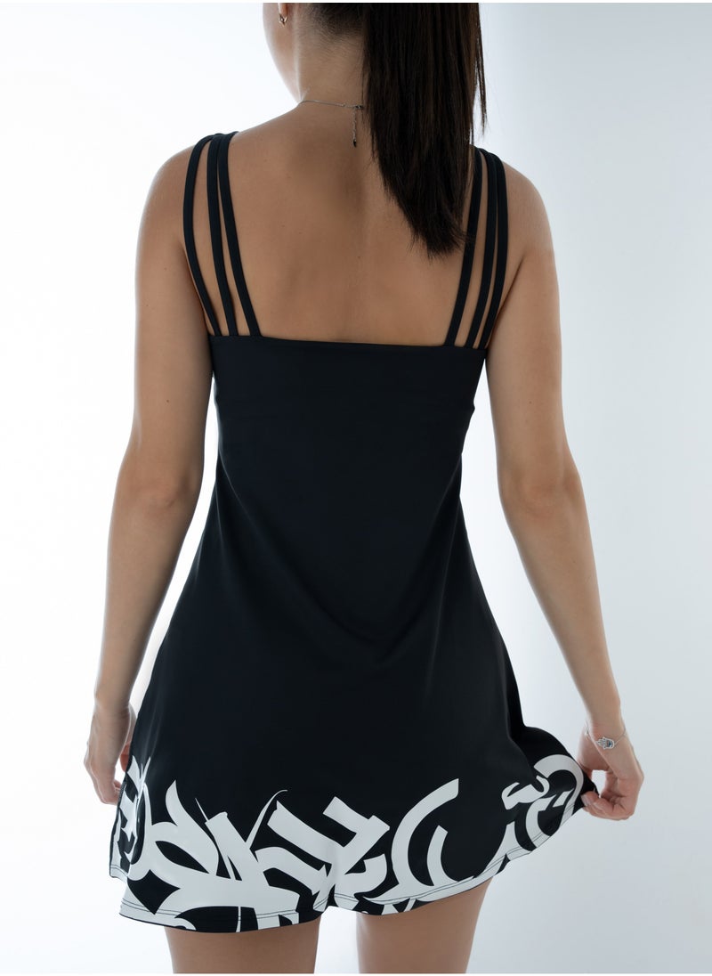 Bernessi Tennis Dress with Shorts & Bra Athletic for Women Workout, Sport for Women for Home Exercises Gym Fitness & Casual  - Image 4