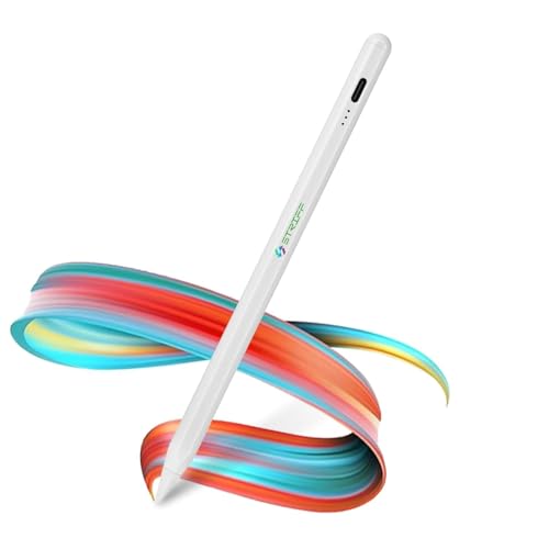 STRIFF iPad Pencil NO.1 Sales in US&EU,13 Mins Fast Charge Stylus Pen for iPad with Palm Rejection for 2018-2025 iPad Air 3/4/5/M2/M3, iPad mini 5/6, iPad 6/7/8/9/10/11, iPad Pro 11",12.9"&M4, White - Image 1