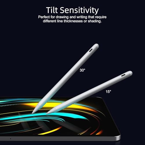 STRIFF iPad Pencil NO.1 Sales in US&EU,13 Mins Fast Charge Stylus Pen for iPad with Palm Rejection for 2018-2025 iPad Air 3/4/5/M2/M3, iPad mini 5/6, iPad 6/7/8/9/10/11, iPad Pro 11",12.9"&M4, White - Image 2