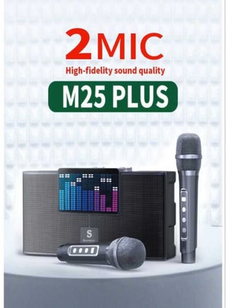Smart Berry M25+ Portable Karaoke System with Dual Wireless Mics – High-Quality Bluetooth Speaker for Home & Events - pzsku/Z603D81C7A4B52D509355Z/45/1751395913/3802545a-c5df-4ccb-aa09-5c4866601e2e