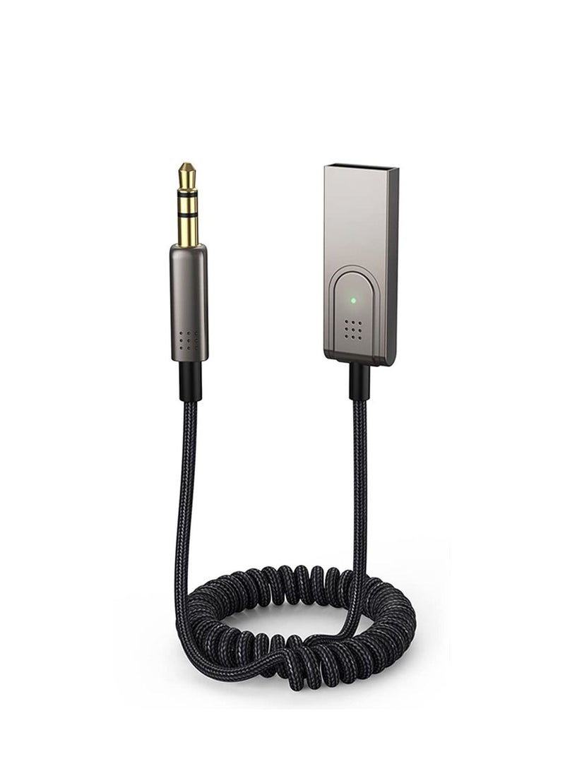 KASTWAVE Bluetooth Aux Adapter Car Bluetooth v5.1 Receiver Jack Audio Adapter for Car Speaker Amplifier Stereo Music - Image 1