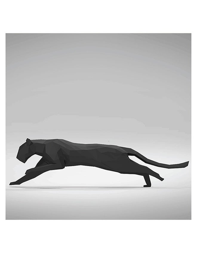 RYN Jaguar Themed Wall Decor Grey/Black 30x30cm - Image 2