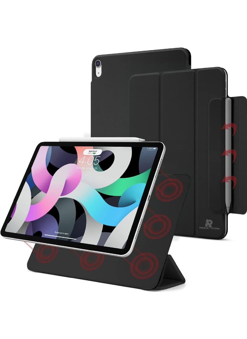 Rock Pow Magnetic Case For iPad Air 11 inch M3/M2 2025/2024 Gen iPad Air 11 Case/Case For iPad Air 5 10.9 inch 2022/Air 4 10.9 inch 2020 iPad Air 10.9 Case Slim Stand Convenient Magnetic Attachment Auto Sleep/Wake Slim Stand Cover for air 6th/air 7th 11inch 2025/2024,Air 5th/air 4th 10.9inch 2022/2020 Rebound Series  - Image 1